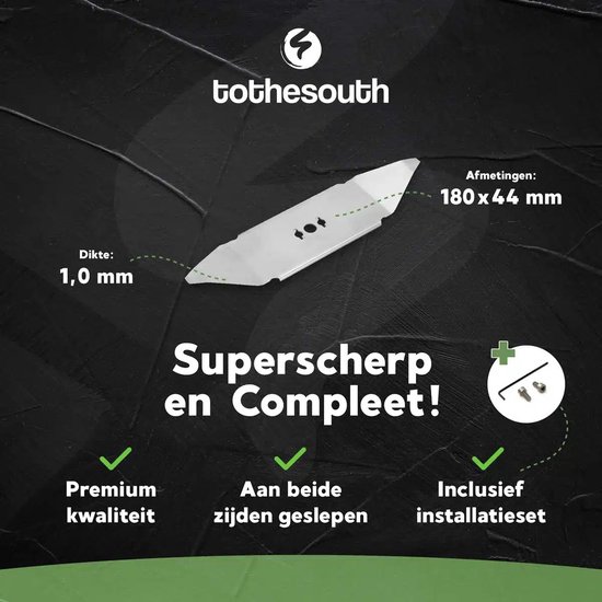 To the South® mes geschikt voor Robomow RX20 Pro Robotmaaiers (2 stuks) van To the South — afbeelding 4