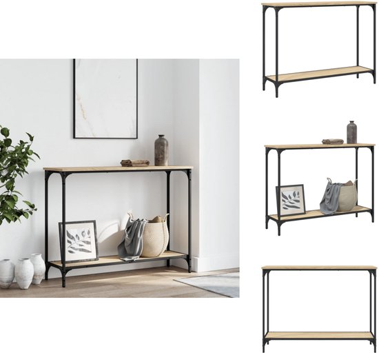 vidaXL Wandtafel 100x32x75 cm bewerkt hout sonoma