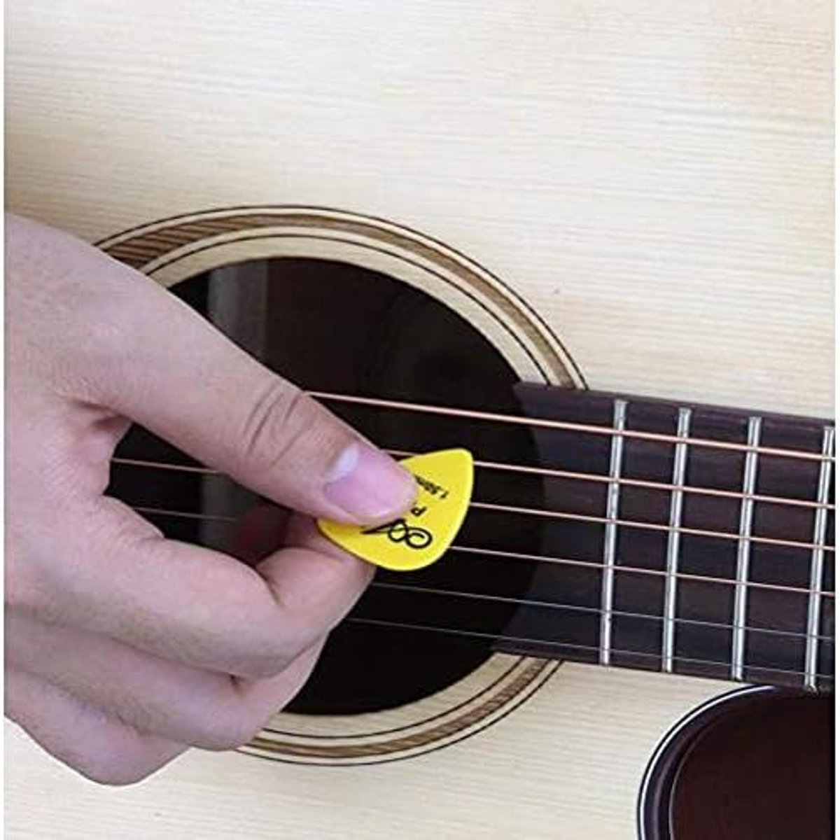 null 30-delige Gitaarplectrums Set – 6 diktes, 30 stuks thumbnail 5