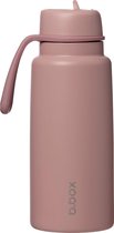 b.box Thermos-Drinkfles en Waterfles met Fliptop 1 Liter | Drielaags Isolerend Roestvrij Staal | Houdt Drankjes tot 46 uur Koud | 1 l