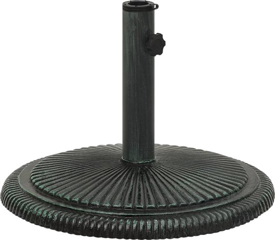 vidaXL - Parasolvoet - Wit - Gietijzer - 49 x 49 x 33 cm | Leen Bakker vidaXL - Parasolvoet - Wit - Gietijzer - 49 x 49 x 33 cm | Leen Bakker