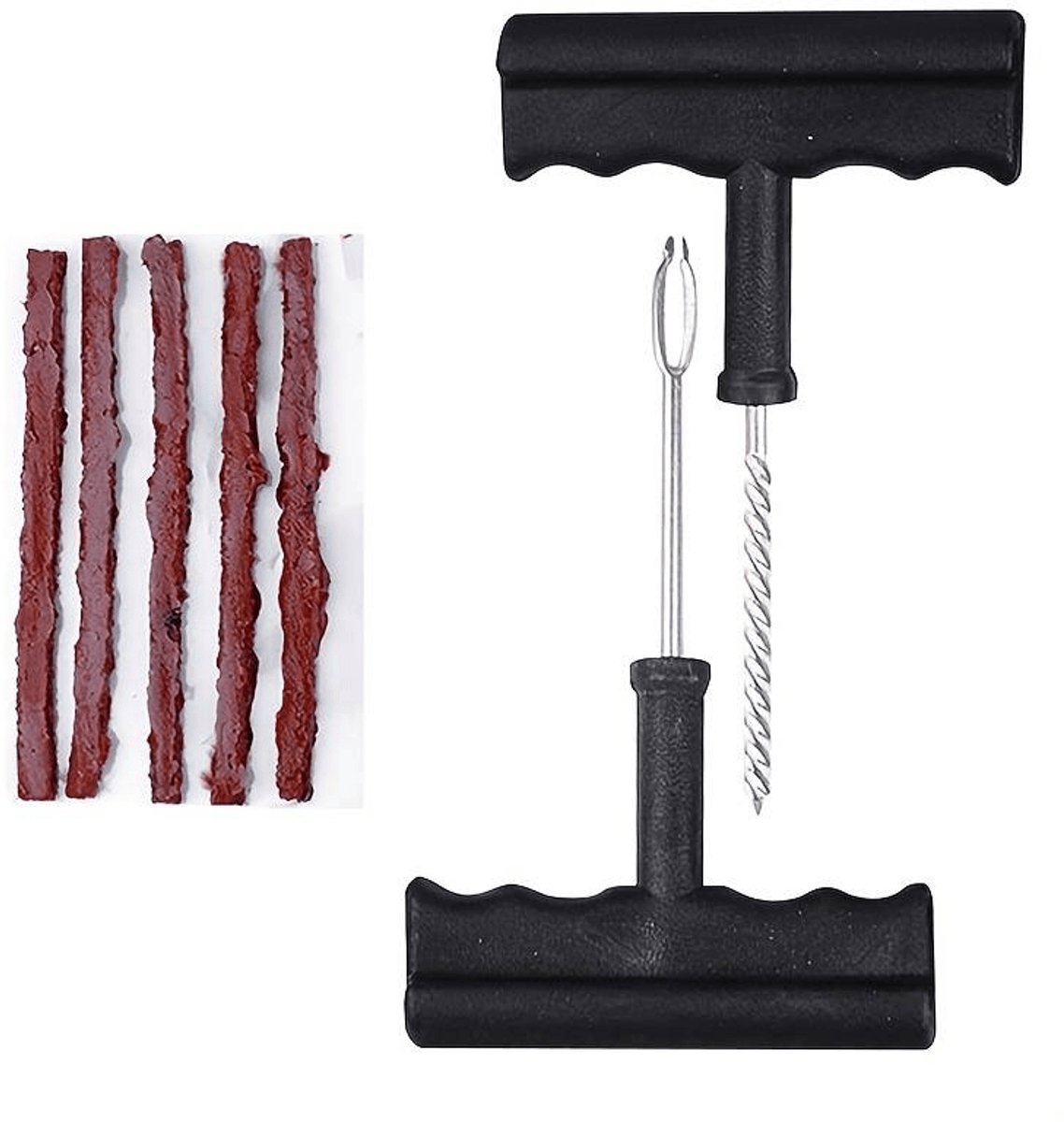 VCTparts® Autoband Reparatie Gereedschap Set met Rubber Strips Zwart