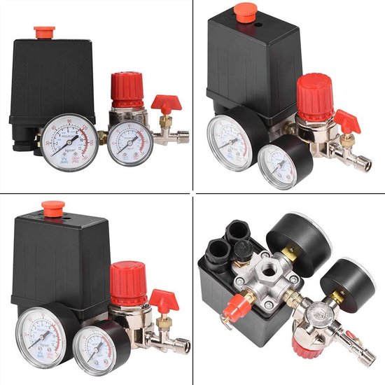 Stanley Drukregelaar Met Manometer En Luchtklep - 1/4 M