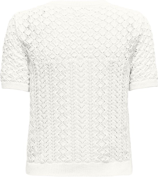 Onlgloria Life Ss Pearl O-Neck Cc KNT, Pink-a-boo, L