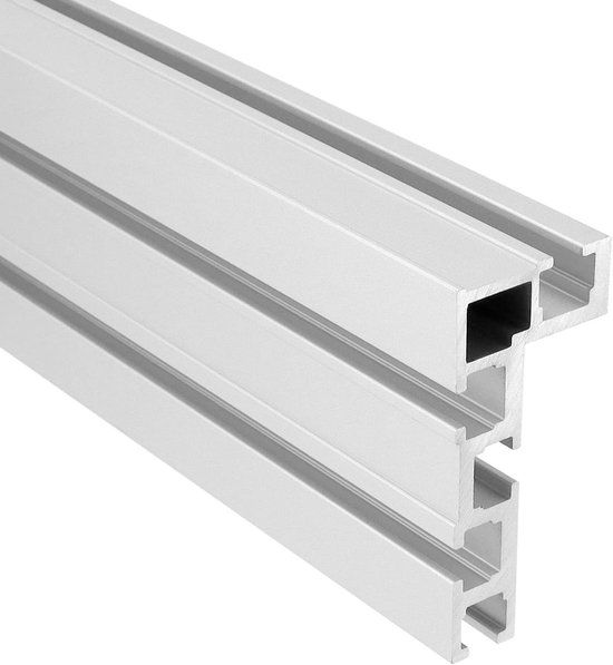 QWORK® T-vormige Geleiderails, 75 Type 600MM T-gleufrail Verstekrail