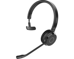 Jabra Evolve 65 TE Headset Bedraad en draadloos Hoofdband Kantoor/callcenter USB Type-A Bluetooth Zwart