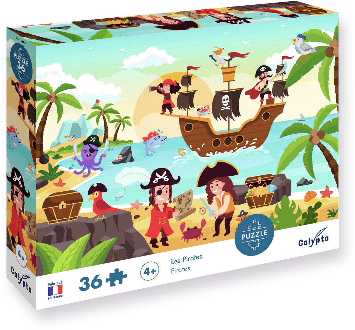 SentoSphère Puzzel Piraten 36 stukjes