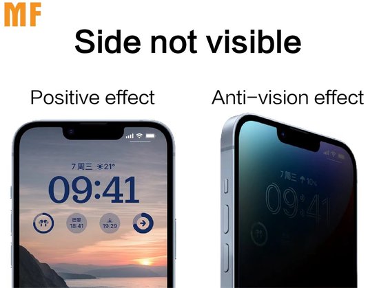 Protection d'écran de confidentialité - Verre de protection - Tempered Glass intégral - Compatible avec Samsung Galaxy S24 Plus / S25 Plus
