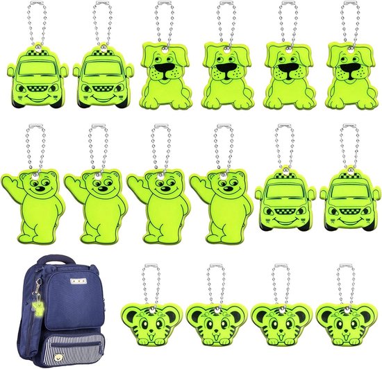 Reflecterende Veiligheidshanger 16 stuks - Kan op kleding, rugzakken, dieren en
