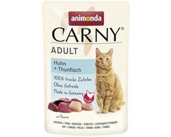 Animonda Kattenportiezakje Carny Adult 12x85g - kip + tonijn