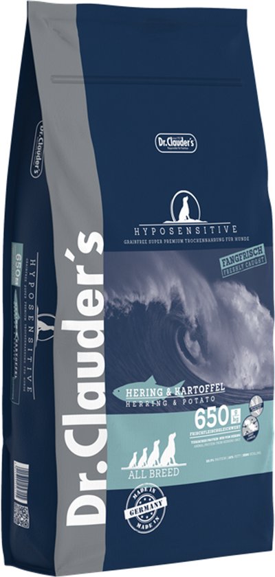 Dr Clauder's Hyposensitive 2x11,5kg Eco Bundel - Haring & Aardappel