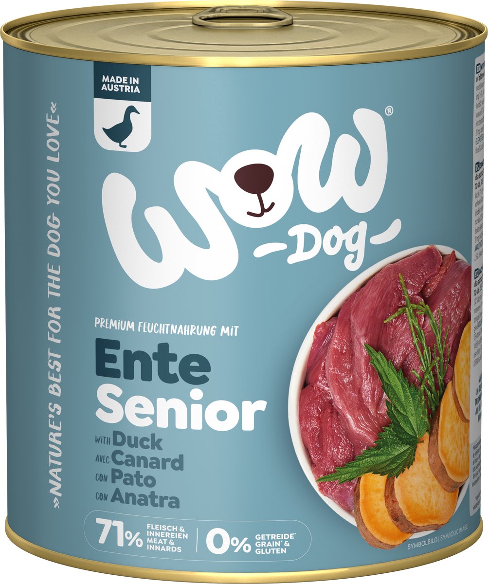 Wow WOW SENIOR 6x800g - Eend
