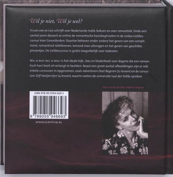 Boekomslag met tekst en een foto van een vrouw. ISBN: 9789055946693.
