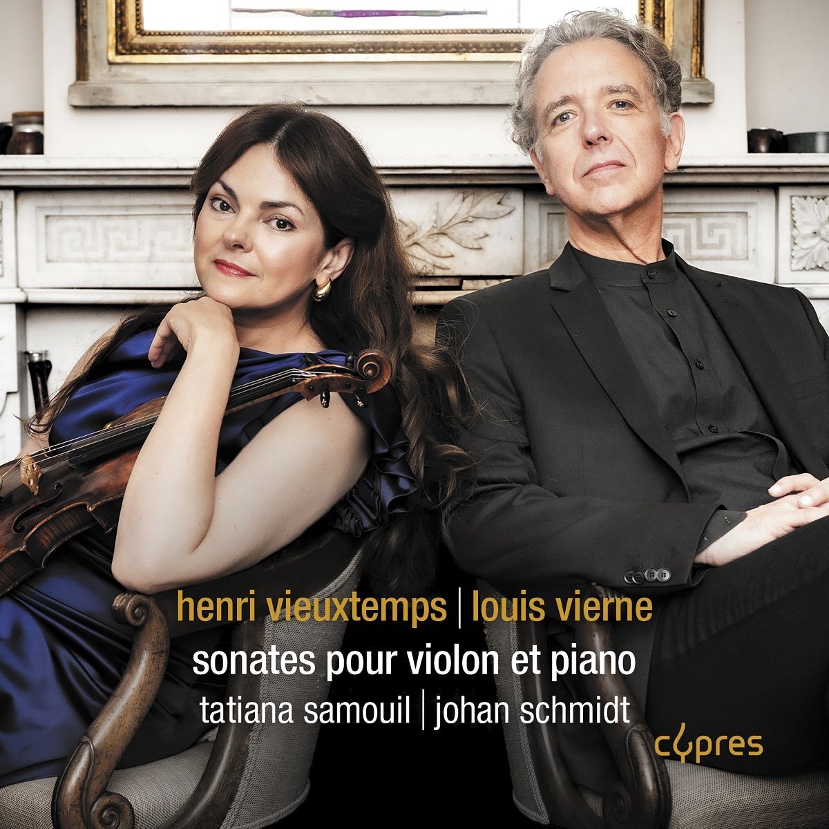 Tatiana Samouil & Johan Schmidt - Vieuxtemps & Vierne: Sonates Pour Violon Et Piano (CD)