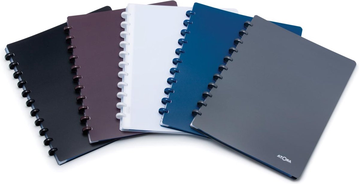 Schrift atoma a4 lijn 144blz pp assorti - 10 stuks