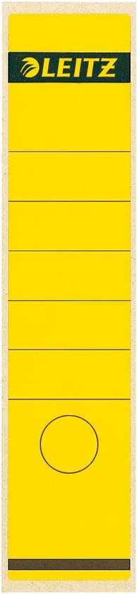 Leitz Etichette Autoadesive Per Raccoglitori - 10 Pezzi, Gialle, 39x192 Mm - Foto 2
