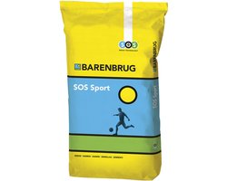 Barenbrug graszaad 15kg tot 500m² - SOS Super Over Seeding - herstel sportgras - Zeer snelle opkomst - Kiemt bij lage temperaturen vanaf 6°C - Hoge betredingstolerantie