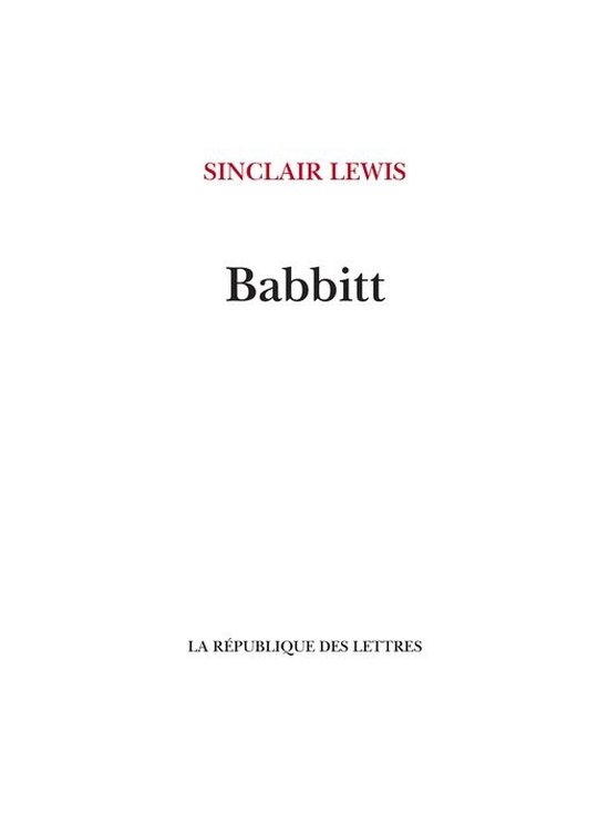 Babbitt - cover
