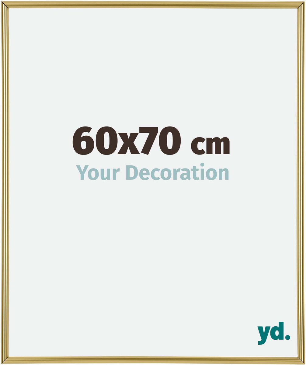 yd. Your Decoration - Fotolijst 60x70 cm - Kunststof - Goud - Annecy
