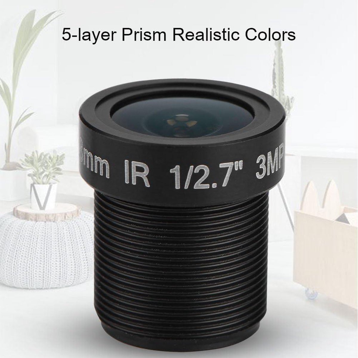 28mm Full Vision 3MP HD 1080P IR Lens M12x05 voor CCTV Camera's met Nachtzicht .