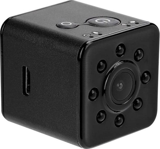 Tiantianle Action Cam 360° 1080P - Telecamera magnetica 120° grandangolare per moto, bodycam, fotocamera casco, visione notturna auto, fotocamera sportiva