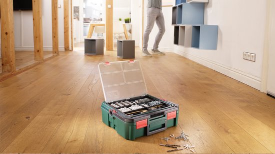 Bosch Easydrill Perceuse-visseuse sans fil 18 V 1,5 Ah Li-Ion Incl. batterie, chargeur, boîte système de 241 pièces