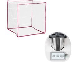 kwmobile beschermhoes voor keukenmachine - geschikt voor Thermomix TM5 / TM6 - Transparante afdekhoes van TPU - Tegen stof, vuil en krassen