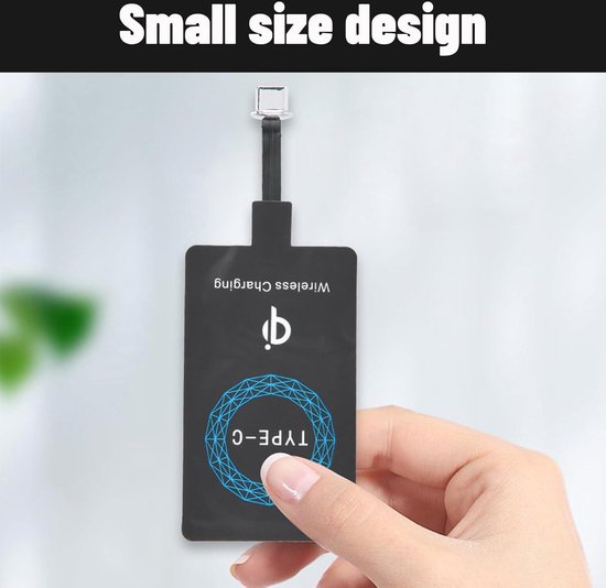 Qi draadloze ontvanger voor toestellen met micro-usb