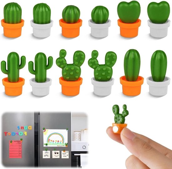 14 stuks schattige bloemenmagneten, koelkastmagneten, 3D-decoratieve