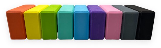 Padisport - Yogablok - Yogablokken Set Van 2 - Geel - Yoga Blokken - Set Van 2 Foam Blokken - Yoga Blok - Yoga - Yoga & Pilates van Padisport — afbeelding 2