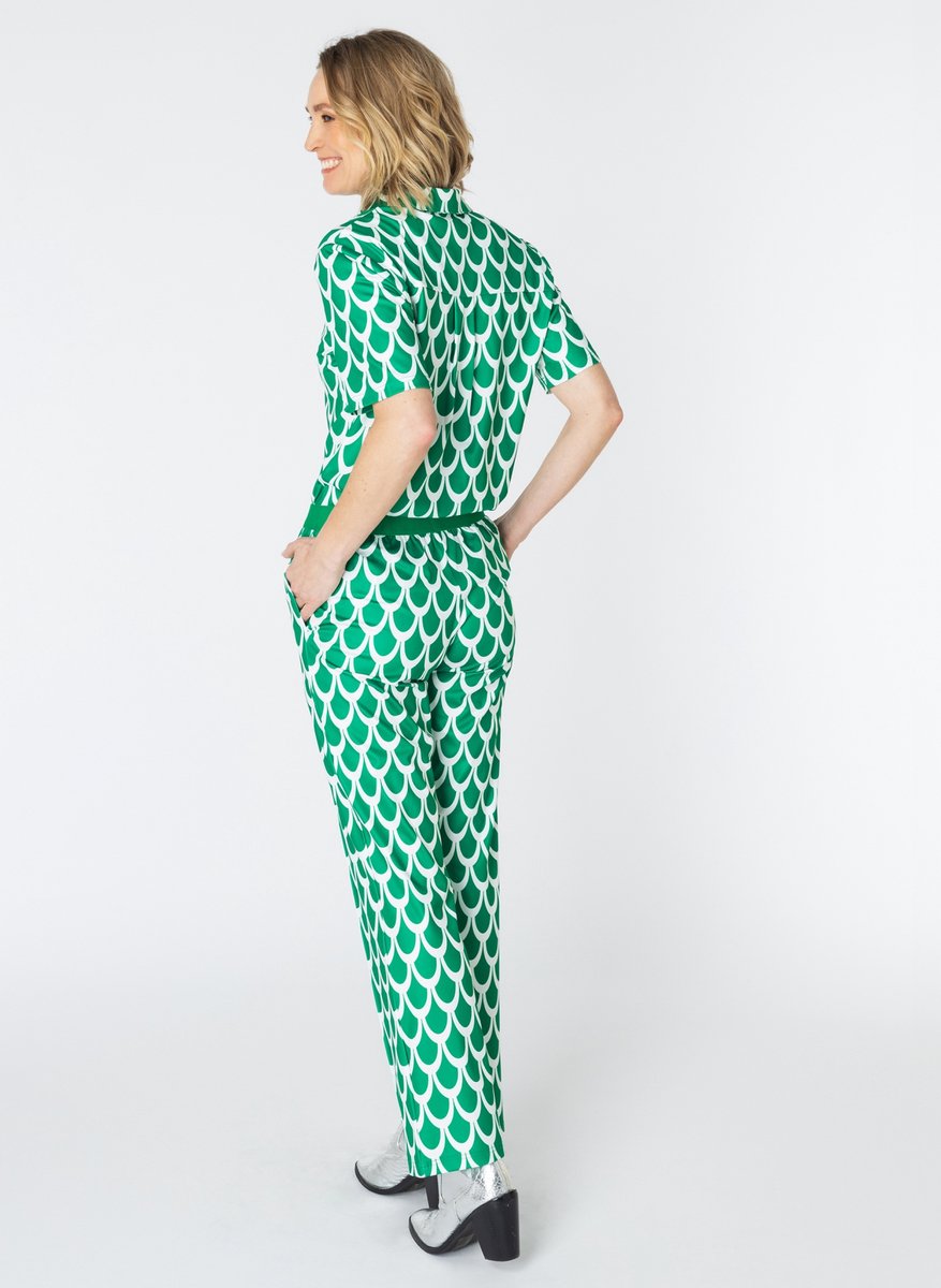 ES&SY Neda Blouses - Tropic Green/Multi-C - maat 36