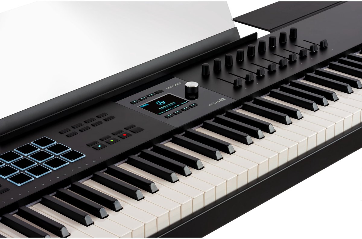 Arturia KeyLab 88 - MIDI Controller - 88 toetsen - MK3 - Zwart