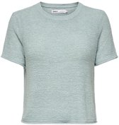 ONLY ONLSUNNY S/ S PULLOVER KNT NOOS Haut pour femme - Gris brume