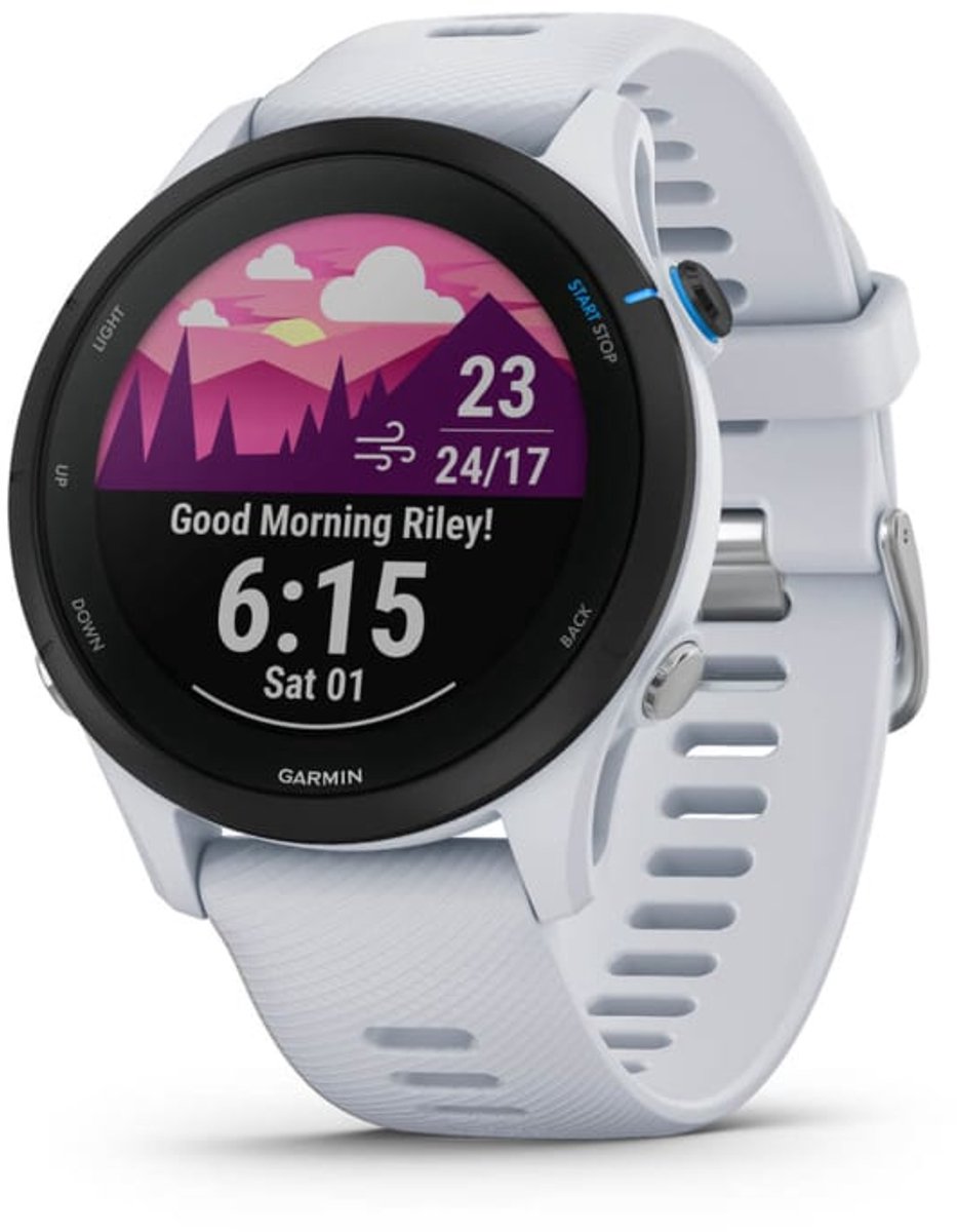 Garmin Forerunner 255 Music - Hardloophorloge - Sporthorloge - Met GPS Tracker - Geschikt voor hardlopen - Wit