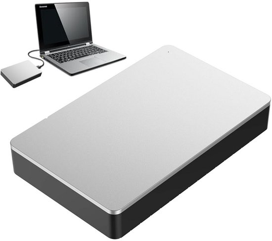 ApexArte® Externe Harde Schijf 2 TB - Zilver van Merkloos — afbeelding 4