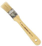 Kwast - met varkensharen - 25 mm breed - vernis kwast - verven - lakken