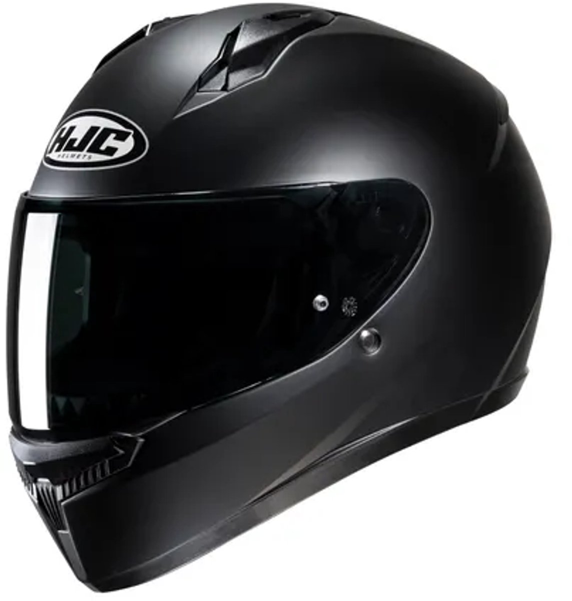 Hjc C10 Flat Zwart Semi Flat Zwart Integraalhelm - Helm