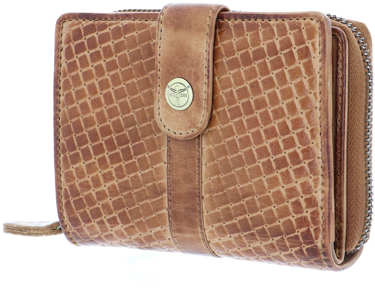 CHIEMSEE Portemonnee Antwerp Wallet Cognac Bruine