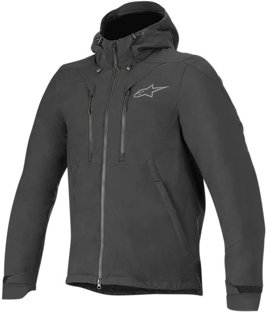 Alpinestars Domino Tech Hoodie Zwart - Maat XXXL - Jas