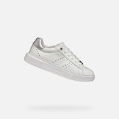 GEOX NETTUNO MEISJES Sneakers - WIT/ZILVER - Maat 35