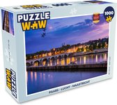 Puzzel Paars - Lucht - Maastricht - Legpuzzel - Puzzel 1000 stukjes volwassenen