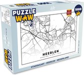 Puzzle Plan de la ville - Heerlen - Pays- Nederland - Puzzle - Puzzle 1000 pièces adultes - Carte