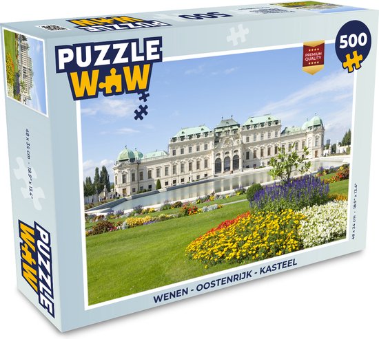 Puzzle Vienne - Autriche - Kasteel - Puzzle - Puzzle 500 pièces | bol