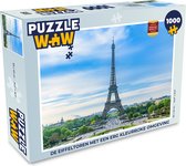 Puzzel De Eiffeltoren met een erg kleurrijke omgeving - Legpuzzel - Puzzel 1000 stukjes volwassenen