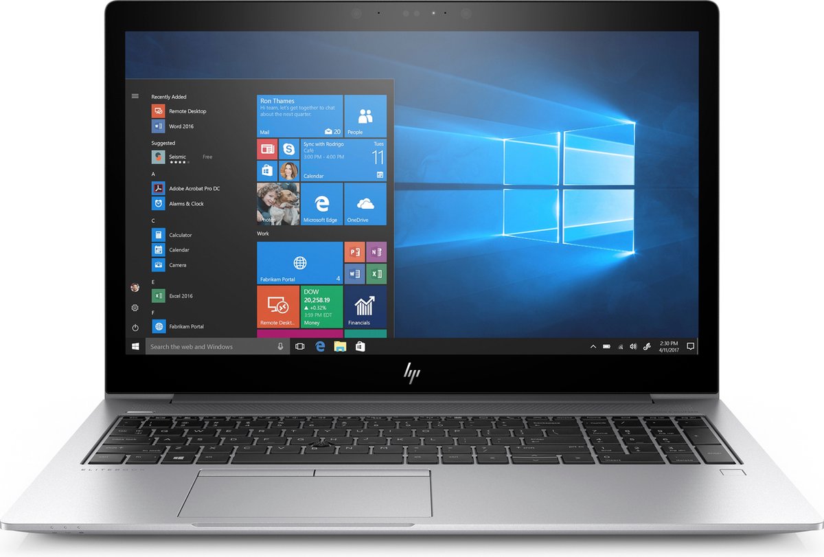 HP EliteBook 850 G5 39.6 cm (15.6") Notebook - 1920 x 1080 - Core i5 i5-8250U - 8 GB RAM - 256 GB SSD - Windows 10 Pro 64-bit - Intel UHD Graphics 620 - In-plane Switching (IP...
