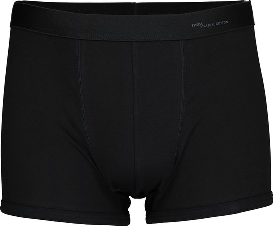 Mey Casual Cotton shorty (1-pack) - heren boxer kort met zachte tailleband - zwart - Maat: L