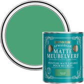 Rust-Oleum Groen Afwasbaar Matte Meubelverf - Emerald 750ml