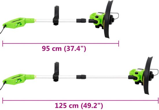 vidaXL - Grastrimmer - elektrisch - telescopisch - 29 - cm - 550 - W van VidaXL — afbeelding 5