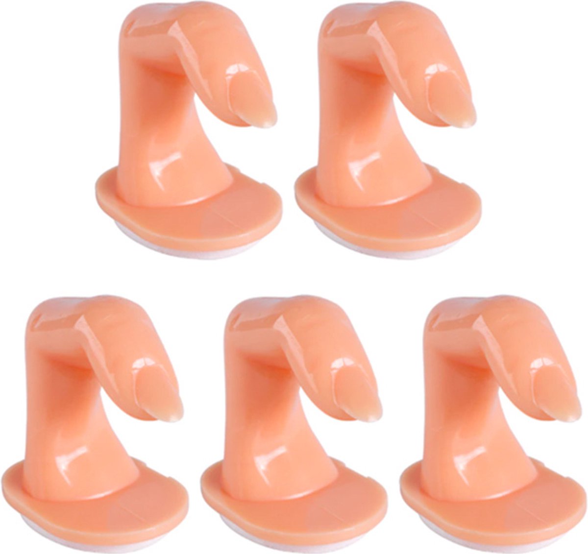 Goedkoopste DW4Trading Oefenvingers Voor Nageltips A - Sjablonen - Praktijk Trainingsvinger - 5 Stuks