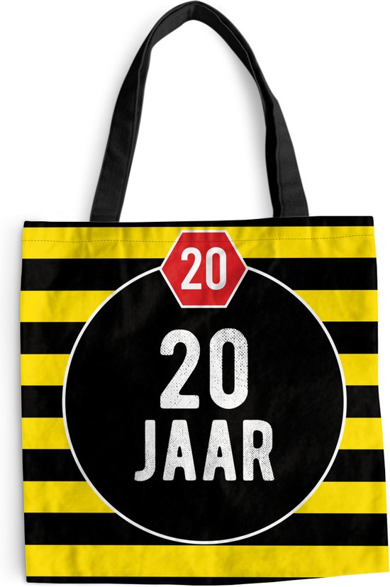 Sac Bandoulière - Sac Plage - Shopper Jubilee - 20 Ans - Citation -  Anniversaire -... | bol